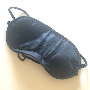 NEW black nylon travel sleep mask delta overnight airline lightweight